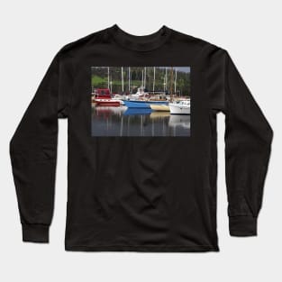 Yachts at Port Huon - Tasmania Long Sleeve T-Shirt